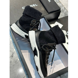 Высокие кроссовки Chanel 