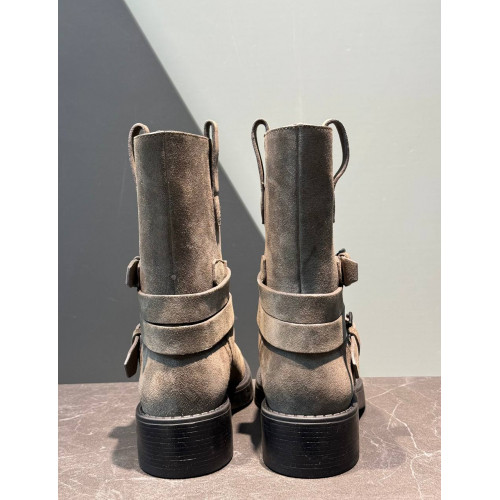 Замшевые сапоги ANN DEMEULEMEESTER 