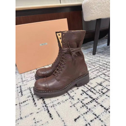 Женские сапоги ботинки MIU MIU