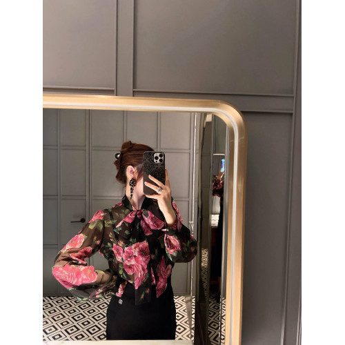 Шелковая блузка Dolce & Gabbana