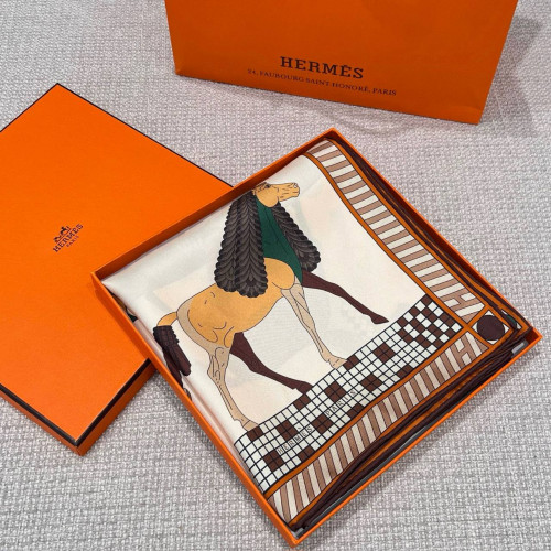 Платок Hermes шёлк 