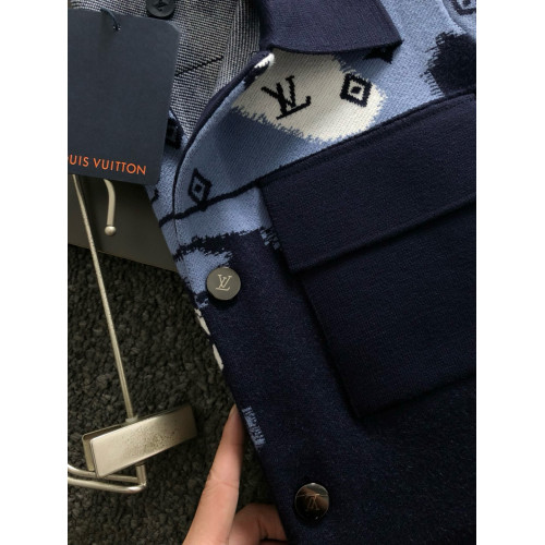 Куртка Louis Vuitton темно-синяя 