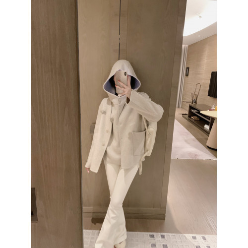 Жилетка с капюшоном Miu Miu 