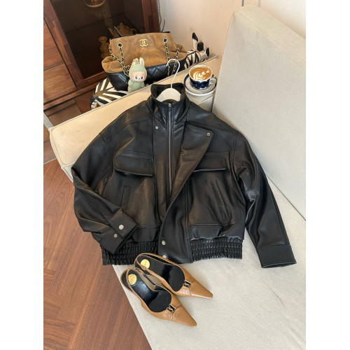 Кожаная куртка Saint Laurent 