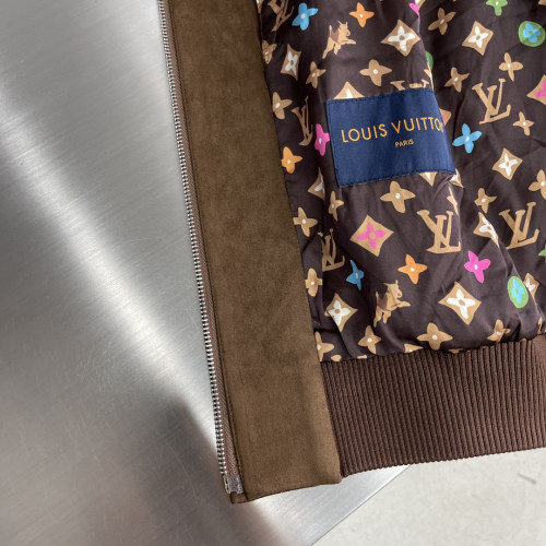 Замшевая куртка бомбер Louis Vuitton 