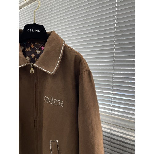 Замшевая куртка бомбер Louis Vuitton 
