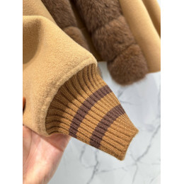 Пальто Fendi мех песца кашемир
