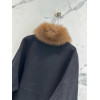 Пальто Fendi мех песца кашемир