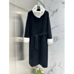Пальто Max Mara мех норки кашемир