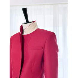 Жакет Christian Dior из шерсти с контрастным воротником
