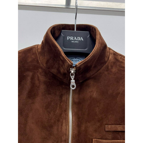 Замшевая куртка Prada