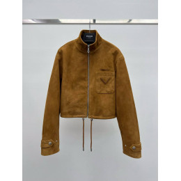 Замшевая куртка Prada