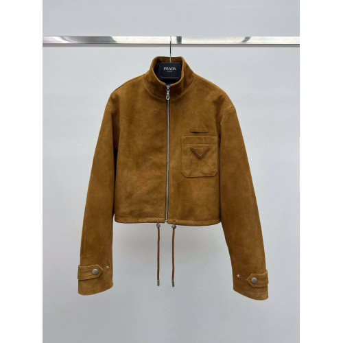 Замшевая куртка Prada