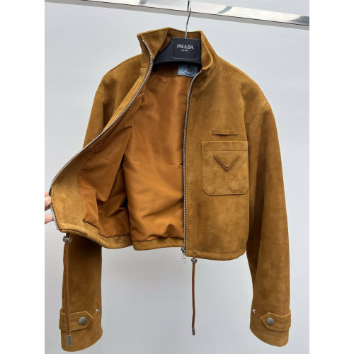 Замшевая куртка Prada