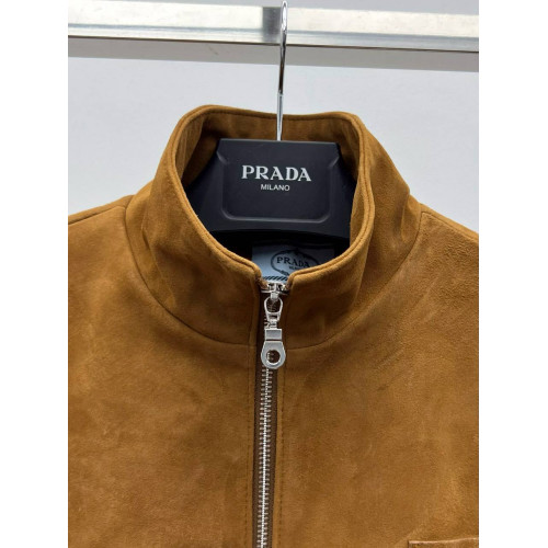 Замшевая куртка Prada