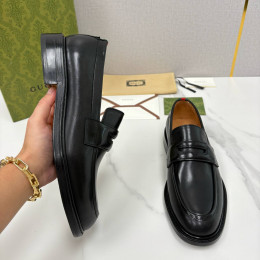 Лоферы Gucci телячья кожа 