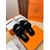 Меховые тапочки Hermès