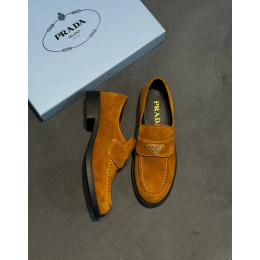 Замшевые лоферы Prada 