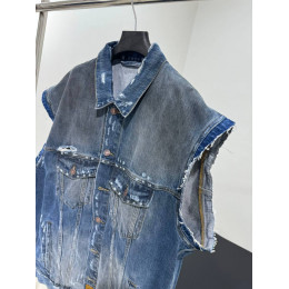 Джинсовый жилет Balenciaga