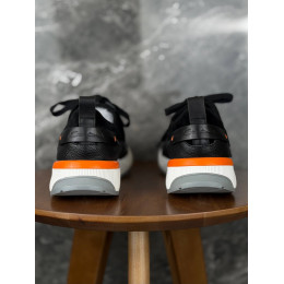 Кроссовки из замши Santoni