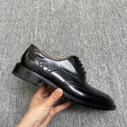 Туфли дерби мужские изи телячьей кожи Prada
