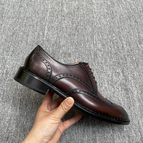 Туфли дерби мужские из телячьей кожи Prada