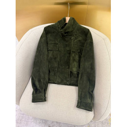Куртка из козьей замши Saint Laurent