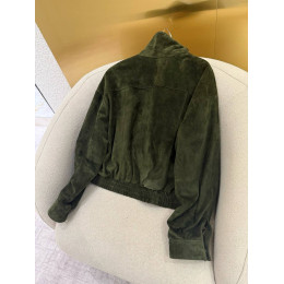 Куртка из козьей замши Saint Laurent