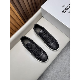 Мужские кроссовки из воловьей кожи Berluti Playtime Scritto