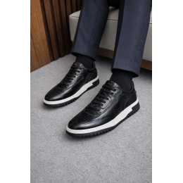 Мужские кроссовки из воловьей кожи Berluti Playtime Scritto