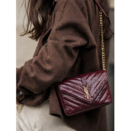 Женская сумка Saint Laurent телячья кожа ZP