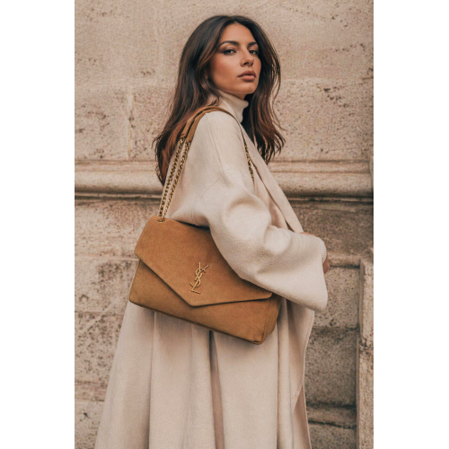 Женская сумка Saint Laurent замша