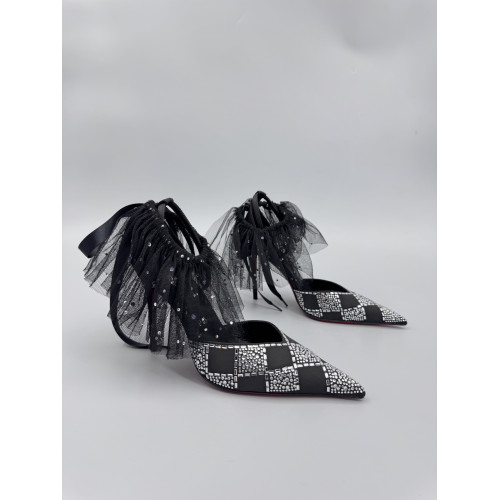 Туфли женские со стразами Christian Louboutin