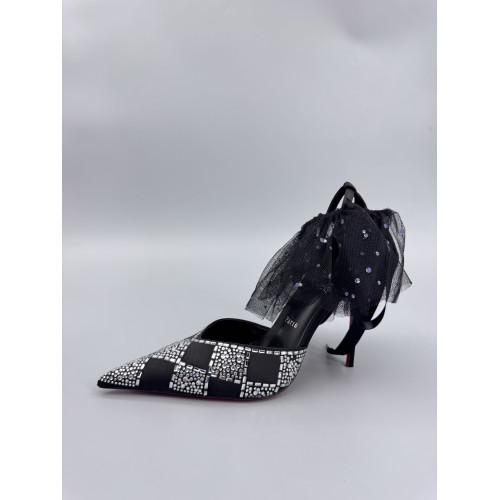 Туфли женские со стразами Christian Louboutin