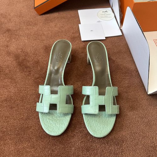 Босоножки Hermes  Oasis кожа крокодила