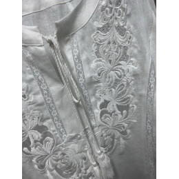 Льняная кружевная рубашка Ermanno Scervino