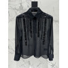 Рубашка с кисточками из бисера Ermanno Scervino