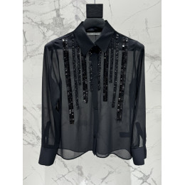 Рубашка с кисточками из бисера Ermanno Scervino