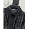 Рубашка с кисточками из бисера Ermanno Scervino