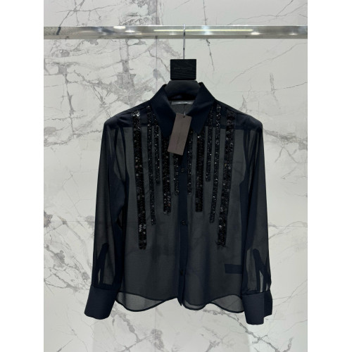 Рубашка с кисточками из бисера Ermanno Scervino