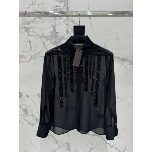 Рубашка с кисточками из бисера Ermanno Scervino