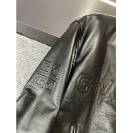 Мужская кожаная куртка-бомбер Givenchy