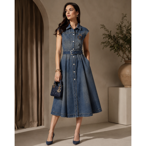 Джинсовое платье Dior