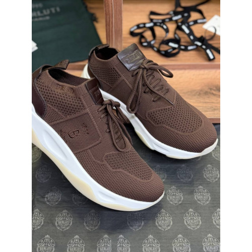 Кроссовки Berluti коричневого цвета