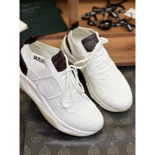 Кроссовки Berluti белого цвета