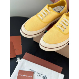Кеды Loro Piana желтого цвета