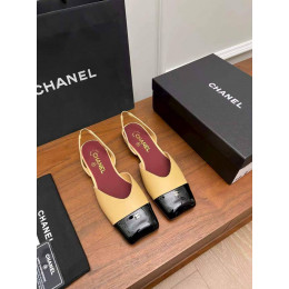 Балетки Chanel бежевого цвета