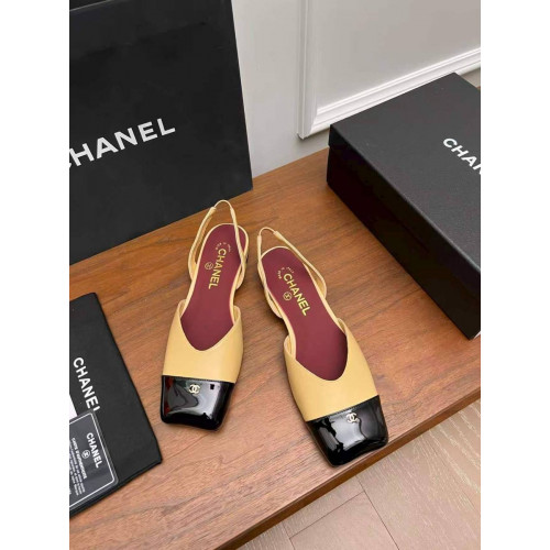 Балетки Chanel бежевого цвета