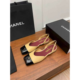 Балетки Chanel бежевого цвета