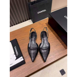Балетки Chanel черного цвета